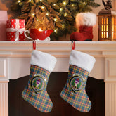 Clan Buchanan Ancient Tartan Crest Christmas Stocking TO11 Buchanan Ancient Tartan Tartan Stocking